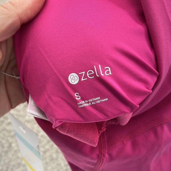 Zella High Neck Tank Bra‎ Racerback Pink Size Small - Picture 5 of 6